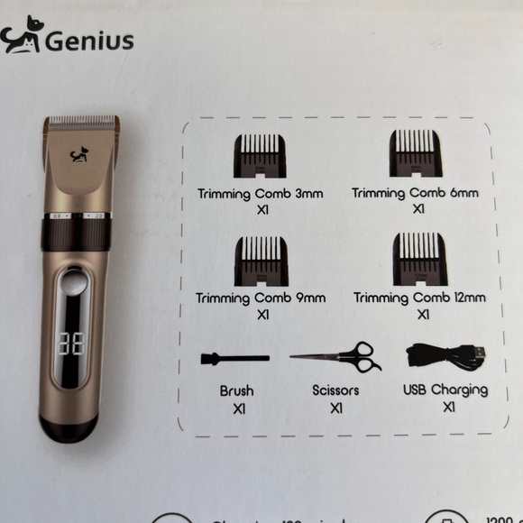 Pet Genius Professional Hair Clipper for Pets - Picture 5 of 6